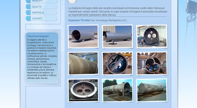 Home Page del sito TeknoSud Impianti Immagine 1