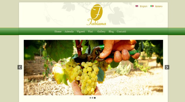 Home Page del sito Azienda Agricola Fabiana. Immagine 1