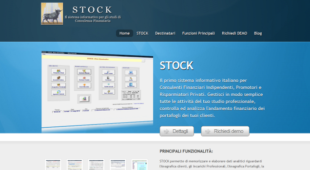 Home Page del sito STOCK Immagine 1