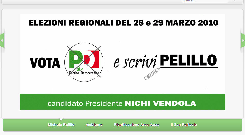 La 'SlideShow' nell'Home Page del sito Immagine 1